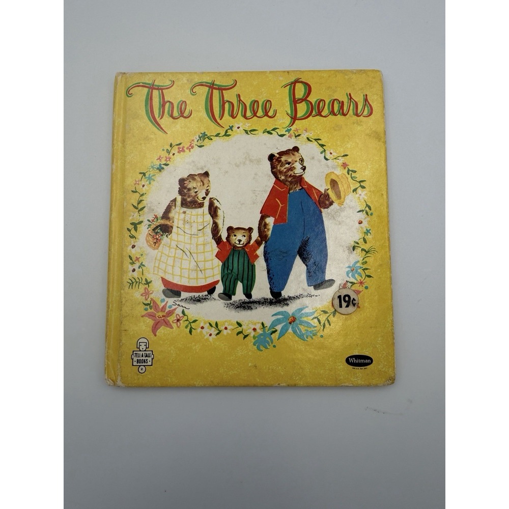 Vintage The Three Bears 1960's Whitman Hardcover Book, Vintage